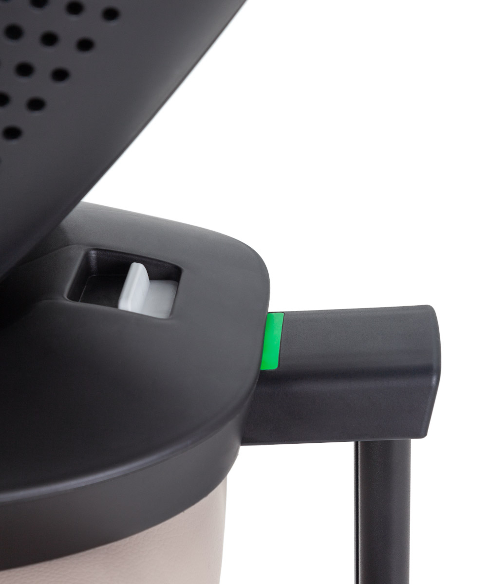 Автокресло Meteorit + 2024 Кнопка для разворота сиденья и индикатор правильной установки опорной стойки.